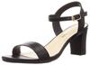 Chunky Heel Separate Strap Sandals That Prioritize Silhouette and Comfort 4066 4066 Black PU 25 Cm [Liberty Doll] 7.5cm / Women's
