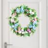 Artificial Green Wreath 35x35cm Lifelike Foliage Decor for Door WFor All Indoor Outdoor Use For All Year Round