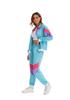 80s Retro Disco & Hip Hop Halloween Costume Set - Unisex Street Dance DJ Jacket & Pants