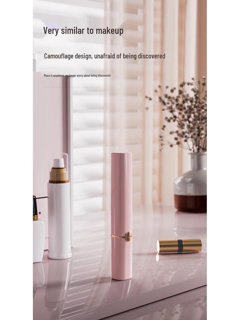 Ji Yu Portable Lipstick Vibrator: Multi-Frequency Female Massager with Strong Vibration for Climax