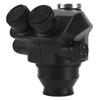Microscope Head Trinocular Head 3.5‑100X Bifocal Continuous Zoom Stereo Microscope Head