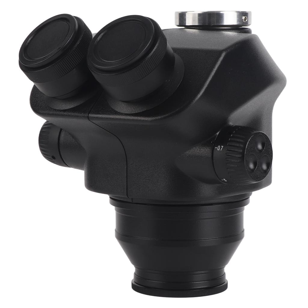 Microscope Head Trinocular Head 3.5‑100X Bifocal Continuous Zoom Stereo Microscope Head