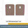 Ideal i8 Car Floor Mats Set - Black/Orange TPE, Fits 25 Models, Includes Trunk Mat.