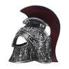 Miniature Knight Helmet Ornament Alloy Medieval Roman Knight Helmet Model  Collectible Decoration For Home Party Decoration