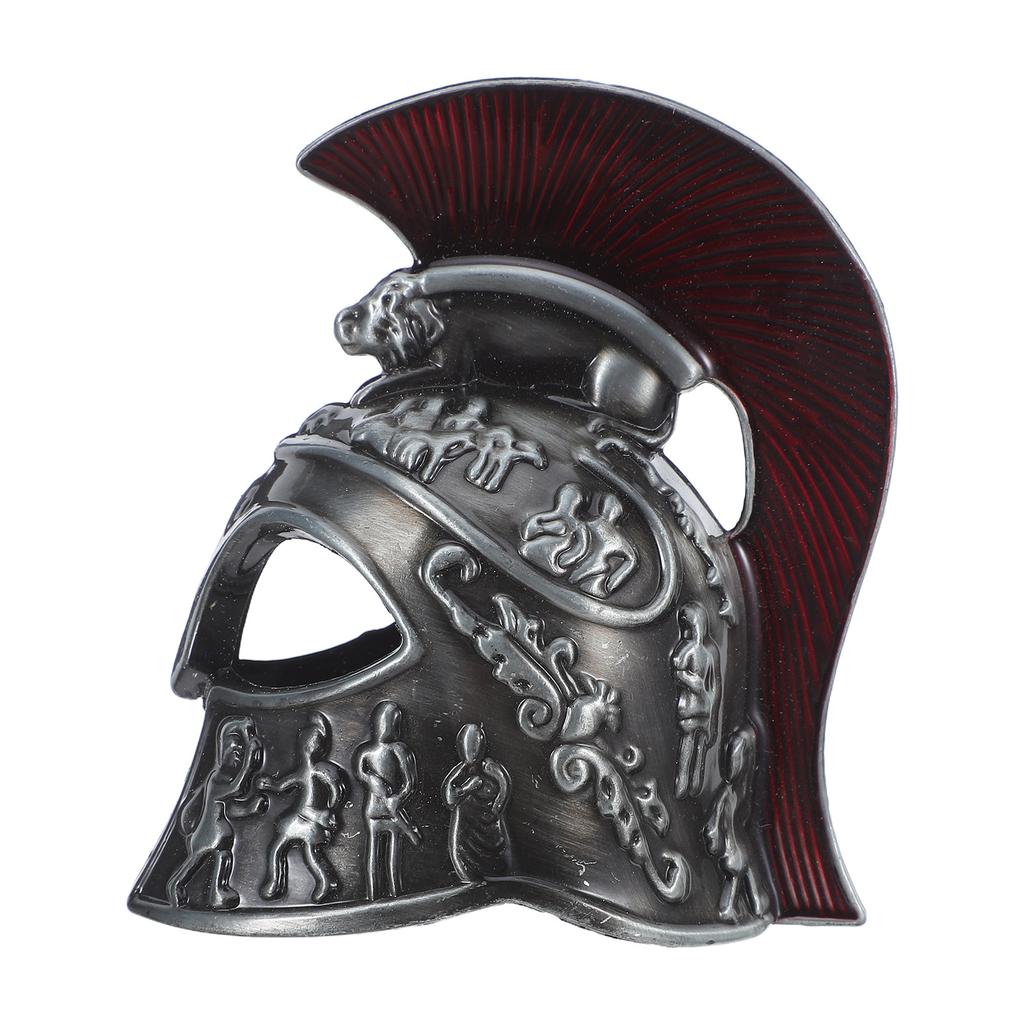 Miniature Knight Helmet Ornament Alloy Medieval Roman Knight Helmet Model  Collectible Decoration For Home Party Decoration