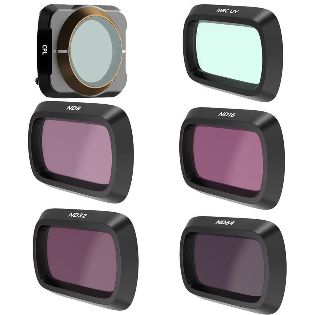 

(SU) Фильтр объектива UV+CPL+ND8+ND16+ND32+ND64 для дрона Mavic 2