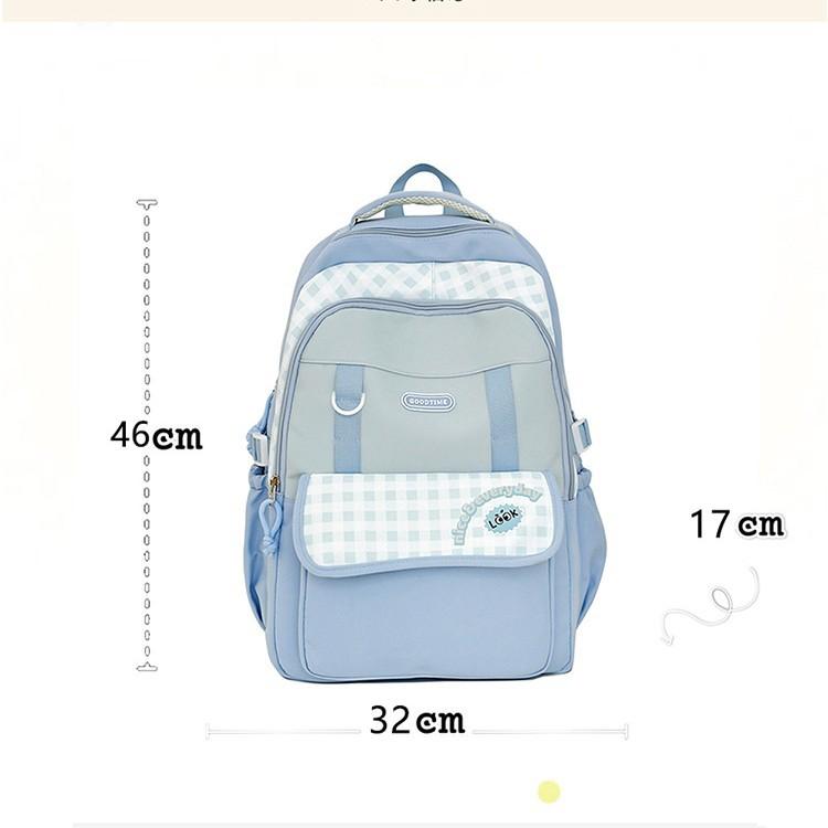 Schoolbag Small School Bag Girls Versatile Backpack Ins Mori High School Student Treasure Mini Backpack Light and Large Capacity