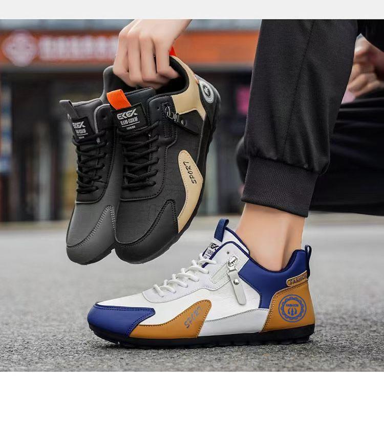 Kuanggan 2026 Men's Slip-On Versatile Casual Sports Shoes - Soft Sole for Work & Commute.