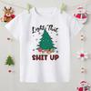 Its The Most Wonderful Time of The Year Print Kids Shirts Christmas Party Boys Girls Outfit Holiday Child Tshirt Xmas Clothes