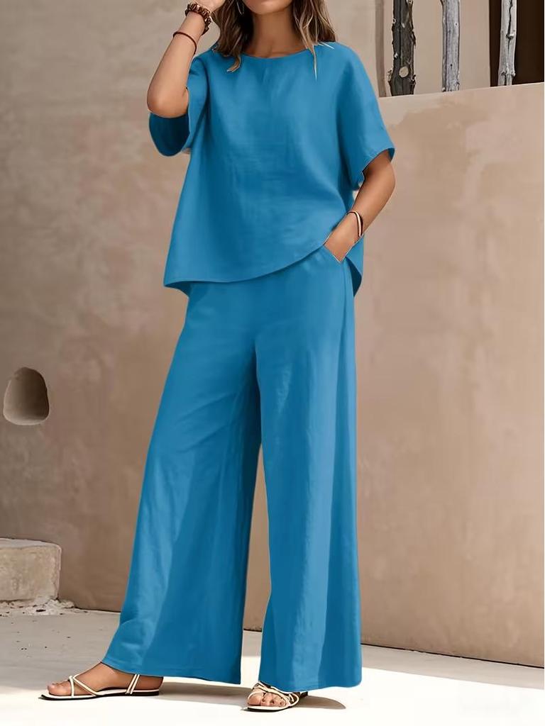 New Women's Casual Suit - Fashionable Two-Piece Set with Stylish Temperament