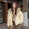 New Down Cotton Clothes Women's Winter Short Thickened Fashion Cotton Clothes Loose Design Jacket Cotton Clothes