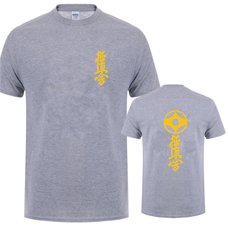 Summer Kyokushin Karate T Shirts Cool Printed Unisexs Short Sleeve Cotton Japan Karate Tshirt Unisex Funny Tee Shirt Ot602