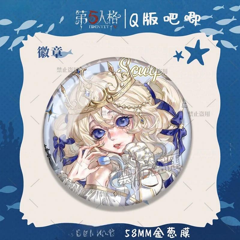 

Classic Horror Identity V Q Version Badge Galatea Martha Behamfil Cheerleader Cosplay Brooch Pins Clothes Bag Accessories Gift
