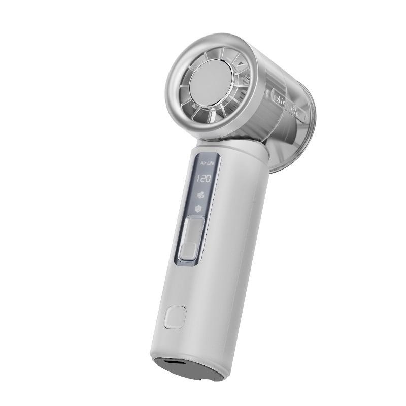 AF01 Portable Handheld Fan with 120-Speed Adjustable Cooling and Digital Display 125*27.5*47mm