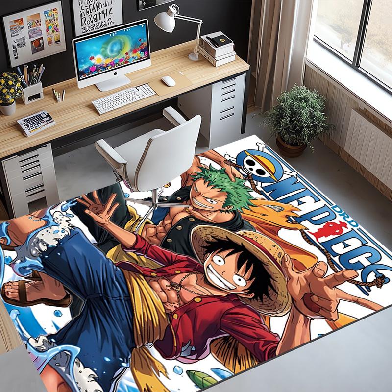 One Piece Pattern Rug, Indoor/Outdoor Mat, for Picnic, Gameroom, Bedroom, Office, Living Room, Home Decor Carpet, Birthday Gift