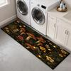 1Pcs Anti Fatigue Kitchen Rugs Firefly Mushroom Forest Print Waterproof Non Slip Thick Cushioned Mat