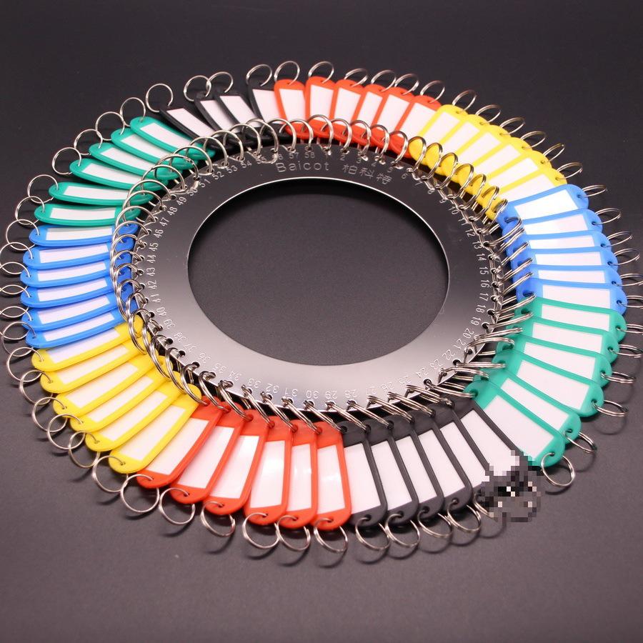 Stalowy Organizer na Klucze z Tablicą do Pisania, Brelokami do Kluczy i Żelaznym Pierścieniem