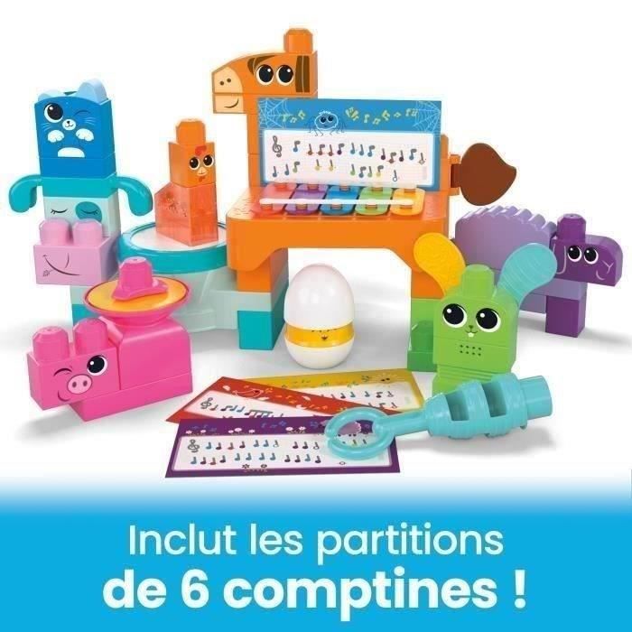 MEGA BLOKS-Les Musiciens de la Ferme-Jouet sensoriel (45 pcs) HPB46