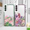 Luxury Fresh Flowers Birds Printed Phone Case for Realme 12 10 11 9 Pro Plus 8i 9 PRO C75 C64 C31 C53 5G Art Floral Soft Covers