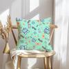 Nurse Ecg Cushion Cover Soft Plush Throw Pillow Cover | Double-Sided Decorative Cushion Case | Sofa Bedroom Home Decor