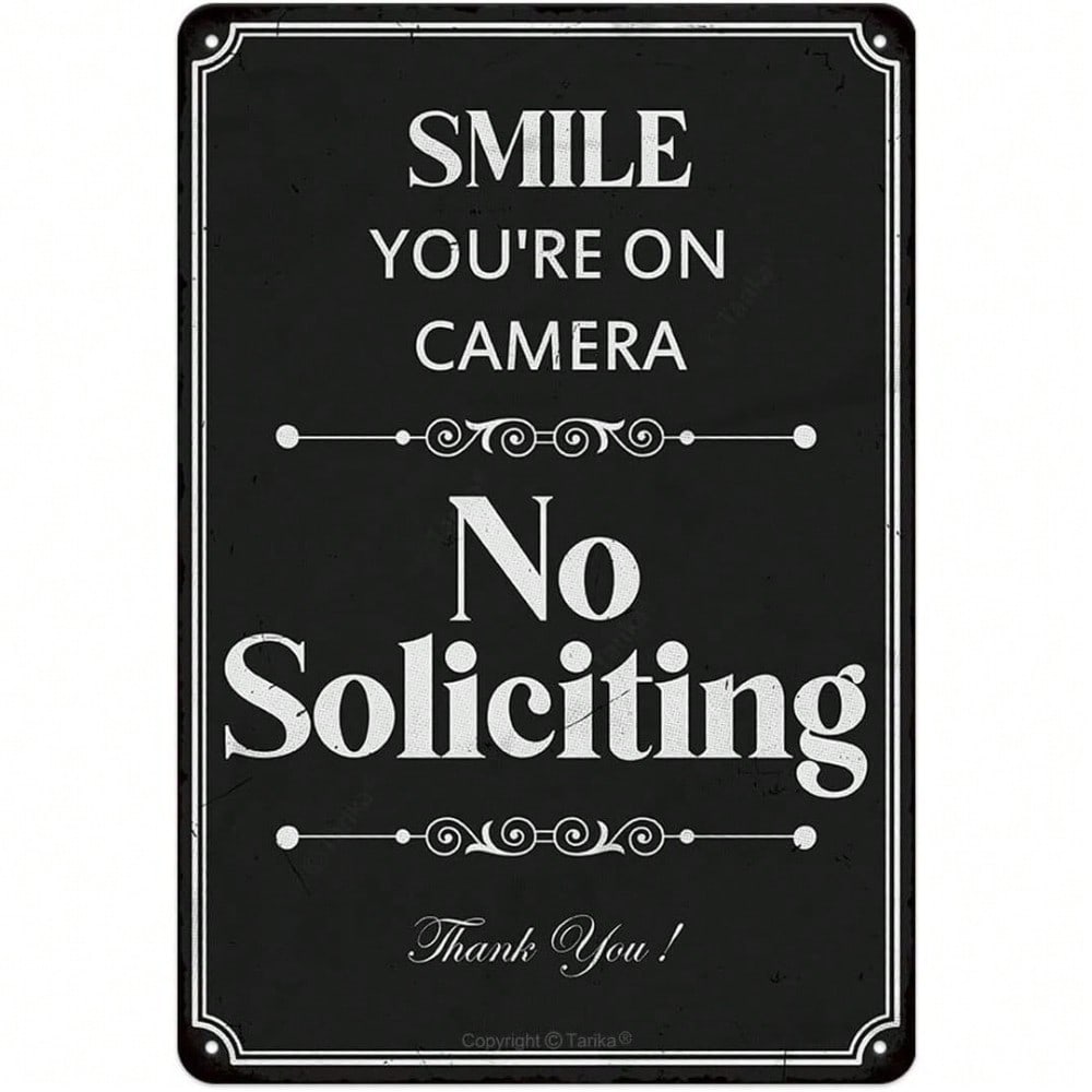 Decorative Metal Wall Sign 20x30cm