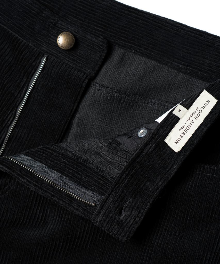 Edeunbeoleokeulleob Wide Fit 5 Pocket Corduroy Pants [Black]