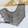 Embroidered Beadwork Collar Applique Mesh Collar Accessory For Elegances Social Gatherings Clothing Garment Decoration