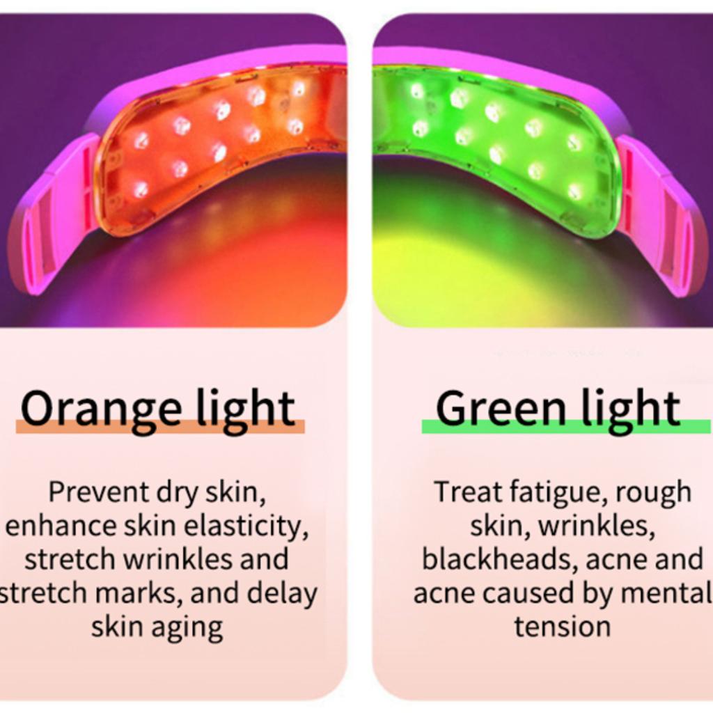 Facial Lifting Device LED Photon Therapy Facial Slimming Vibration Massager Double Chin V-shaped Cheek Lift Face