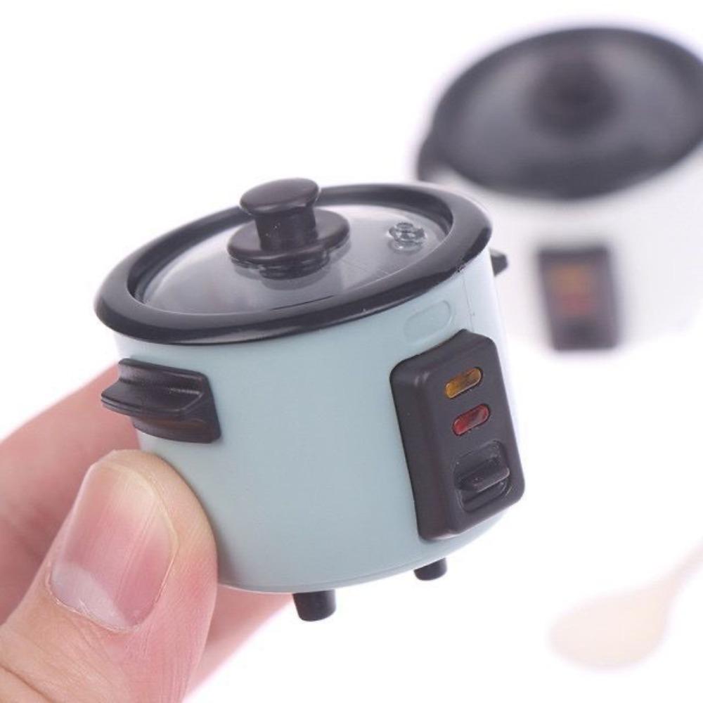 Dollhouse Cute Realistic Miniature Kitchen Appliance Model Openable Door for Playtime Storage Scene Decoration Decor Room Decor