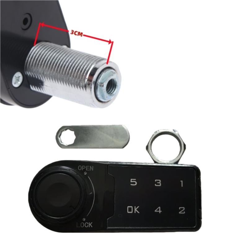 1 Set Touch Keypad Password Key Access Lock Digital Electronic Security Cabinet Coded Locker Rfid Card Key Lock