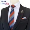 Men Two-piece Tie Set Stripe Necktie  Business Fashion Handkerchief Paisley