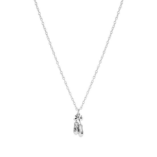Ballet Shoes Necklace Ballerina Shoes Pendant Necklace Dainty Ballet Dancer