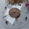 Nordic Simple Wall Clock Transparent Clock Wall Clock Living Room Home Wall Clock Decoration