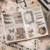 40 Sheets Nature Themed Washi Stickers Book For Adults, Botanical Plant Stickers Junk Journaling Sc