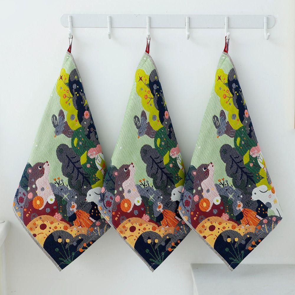 Quick Dry Kitchen Towel 34x40cm Pure Cotton Dish Cloth High Quality Tea Towel Home Restaurant