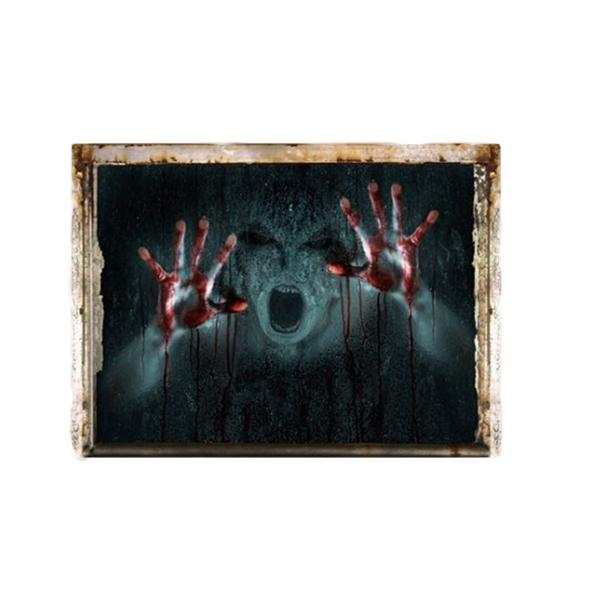 Halloween Creepy Horror Ghost 3D Wall Art Stickers Vinyl Mural Decal Party Decor