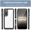 Für Oneplus Nord 5 Hülle Oneplus Nord 5 Cover TPU Rand Acryl Rückwand Bumper Schutz Handyhülle Oneplus Ace 5 Ultra Funda