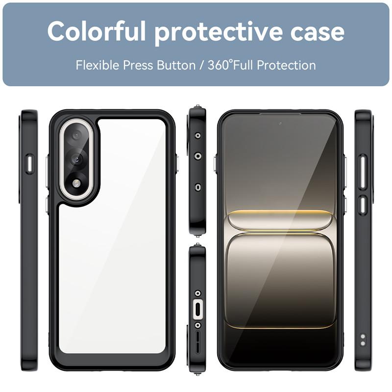 Für Oneplus Nord 5 Hülle Oneplus Nord 5 Cover TPU Rand Acryl Rückwand Bumper Schutz Handyhülle Oneplus Ace 5 Ultra Funda