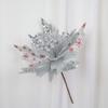 New 26cm Christmas Artificial Flowers Flannel DIY Decoration Xmas Tree Decorations Decorative Flowers Xmas