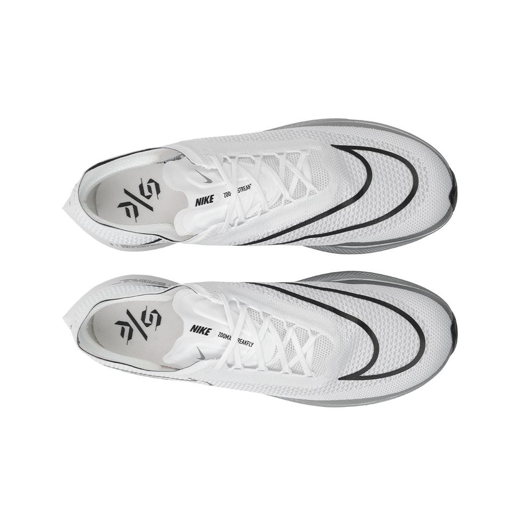 Nike ZoomX Streakfly White Metallic Silver Unisex Sneakers Black DJ6566-101