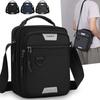 Large Capacity Men's Bag Single Shoulder Bag Waterproof and Wear-resistant Multiple Pockets for Business