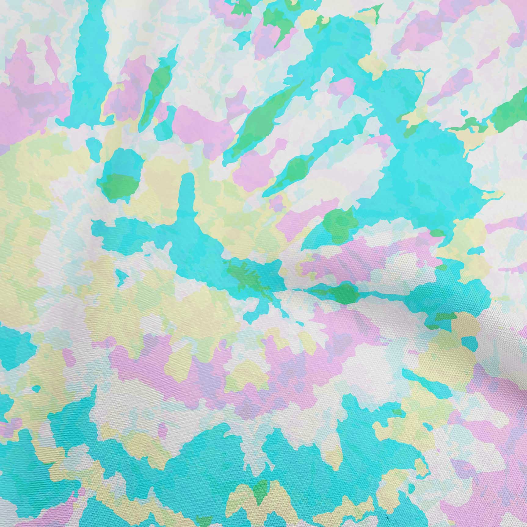 

OneOone Cotton Flex Light Green Fabric Asian Tie & Dye Quilting Material Print Швейна тканина у дворі 40 дюймів 42 Inch Wide - Viscose Chiffon бірюзовий колір синій