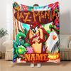 Warner Bros. Movies (3) Customize Your Name Blanket Multi-purpose Customizable Blanket Durable Comfort Throw For Bedding Sofa Livingroom Office