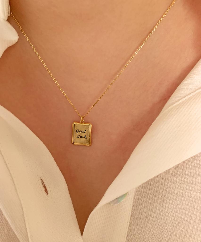 Code.H (Silver 925) Lettering Pendant Necklace