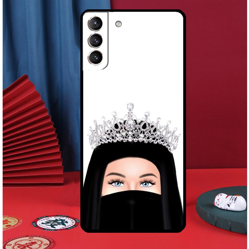 Islamic Muslim Hijabi Girls Phone Case For Samsung Galaxy S24 Ultra S9 S10 S20 S21 S22 Plus S23 FE S25 Ultra Back Cover