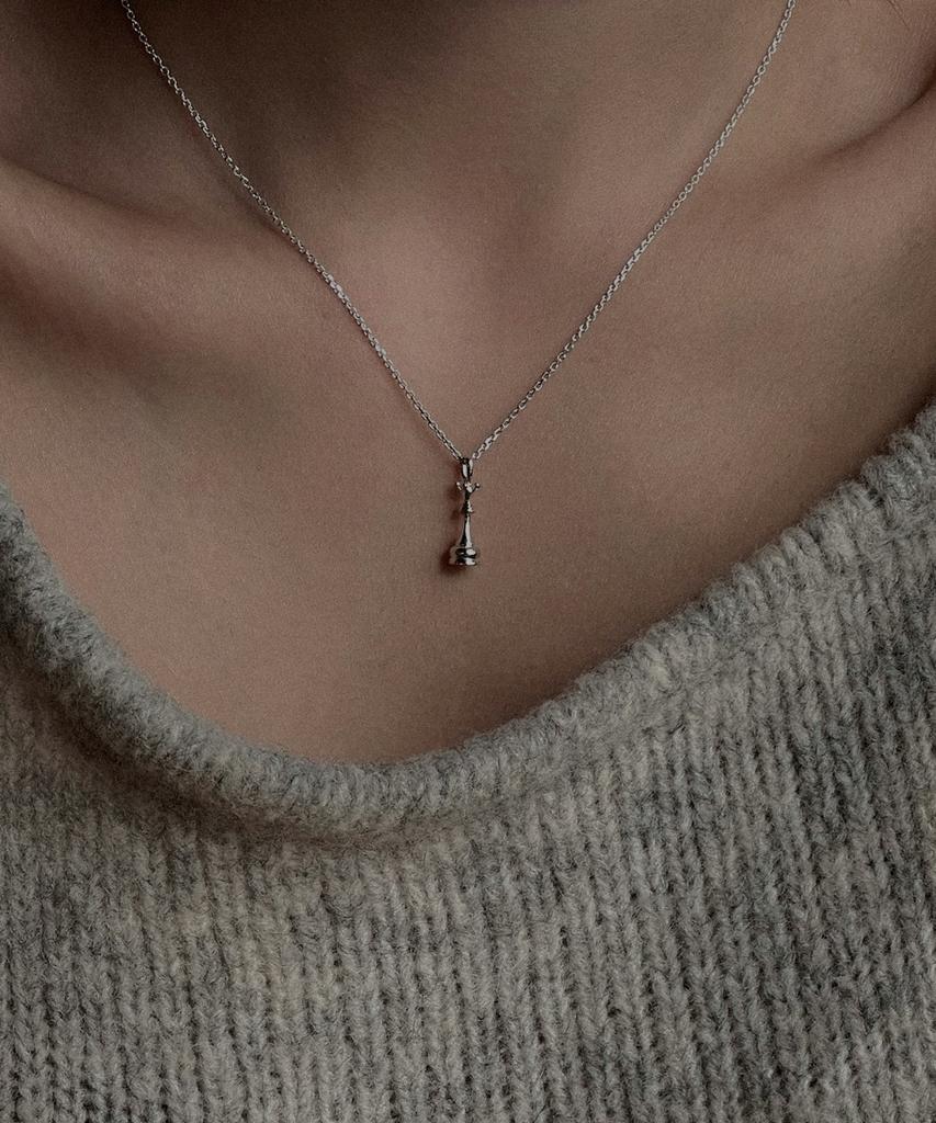 Chalangsi Chess Queen Necklace 925 Silver
