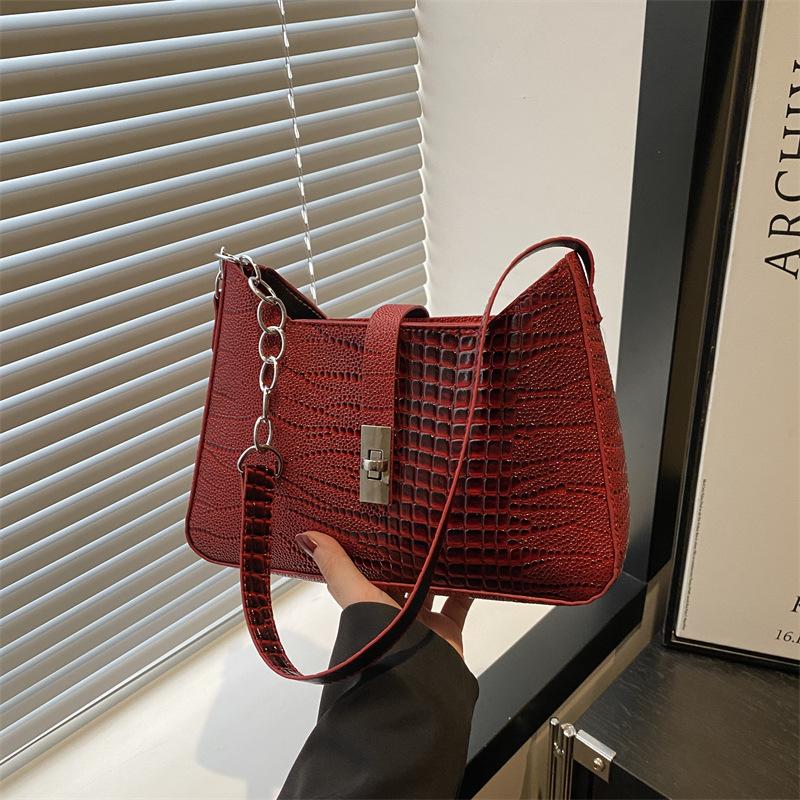 High Sense Temperament Niche Design Atmosphere New Bag Popular Handbag Shoulder Underarm Bag Women