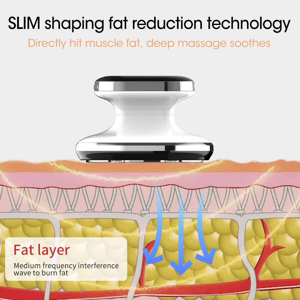 Body Sculpting Slimming Machine Cordless Electric Body Massager for Belly Waist Arm Leg Lose Weight Cellulite Massager
