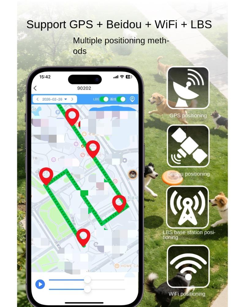 Haustier-Ortungsgerät PDG51 GPS Hund Katze Anti-Verlust-Gerät ODM-Lieferant Haustierbedarf für Asien Europa US-Edition Smart Tracker