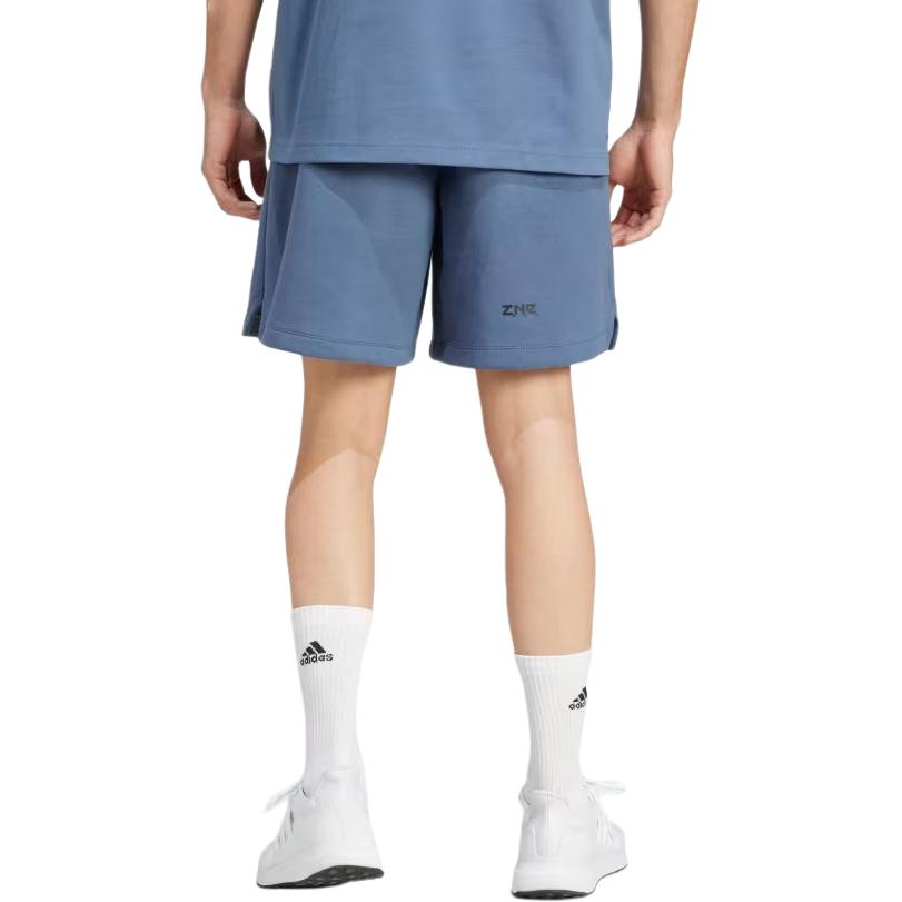 adidas Solid Color Elastic Mid-Waist Loose Casual Shorts Men Bottoms Blue IR5220